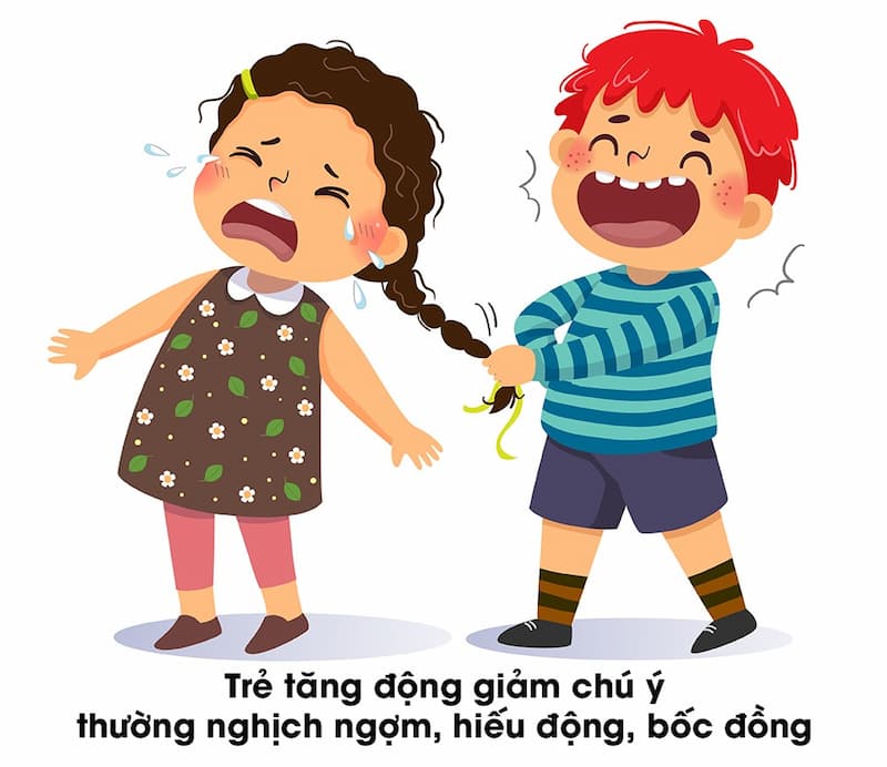 Dấu hiệu trẻ mất tập trung giảm chú ý. (Ảnh: Internet)