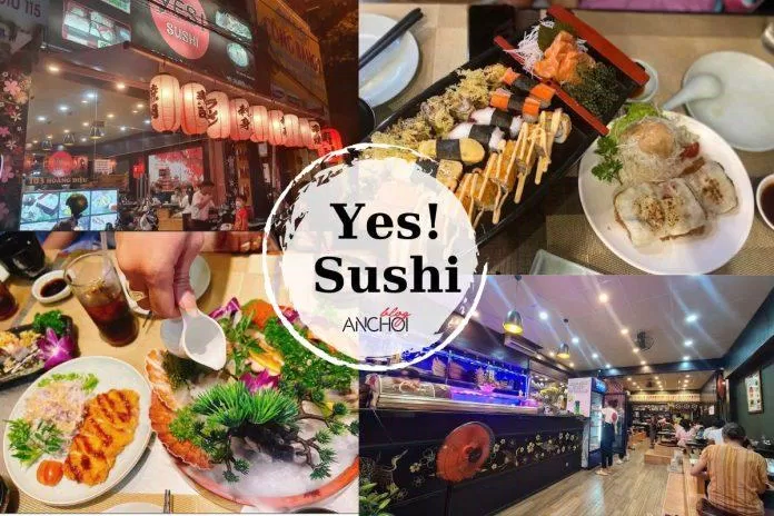 Yes! Sushi. (Ảnh: BlogAnChoi)