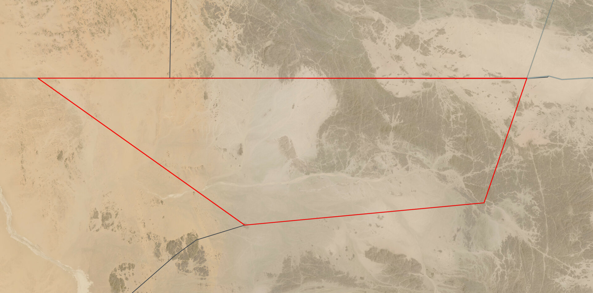 satellite image of bir tawil 1167