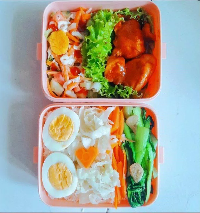 Thực đơn "Bento tình yêu" ngon - bổ - rẻ (Ảnh: Trần Huyền Châu)