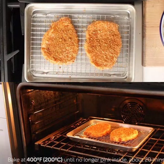 Cho vào lò nướng 200°C trong 20 phút (Ảnh: Just One Cookbook)