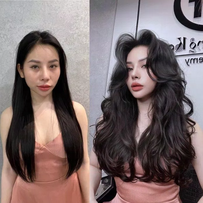 Hình ảnh khách hàng trước và sau làm tóc